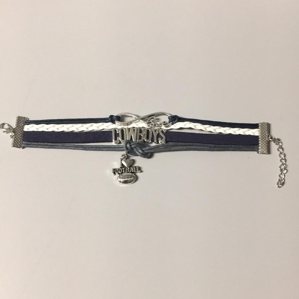 New Dallas Cowboys Leather Bracelet